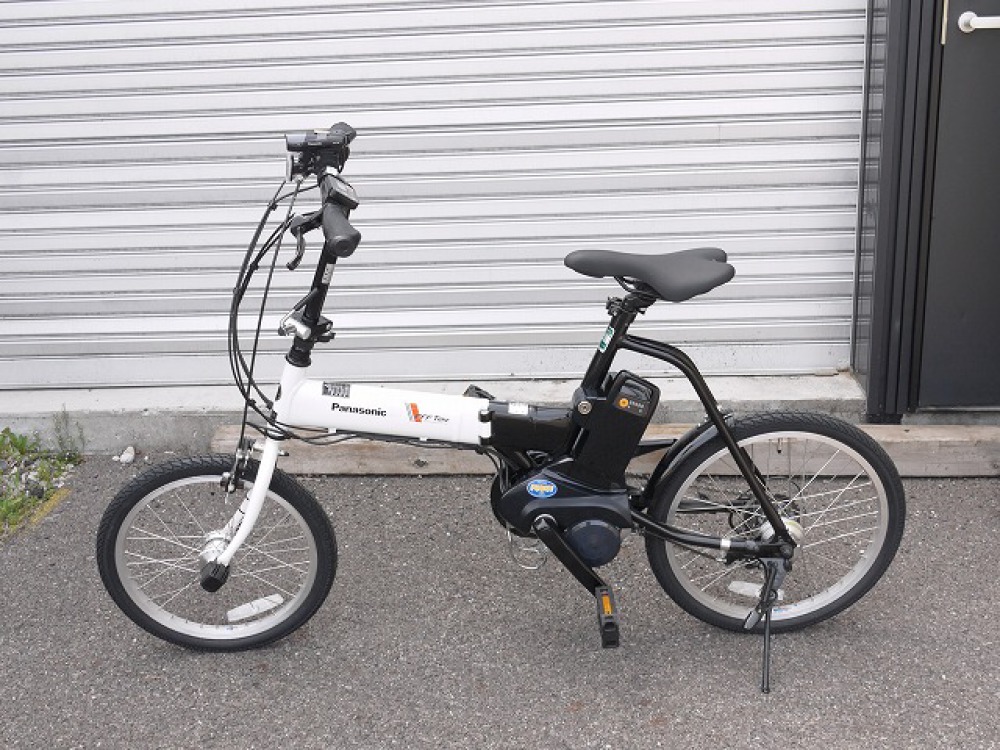Panasonic 電動アシスト自転車 BE-ELW07 ホワイト 折り畳み 長野県松本市 スポーツ用品 写真1