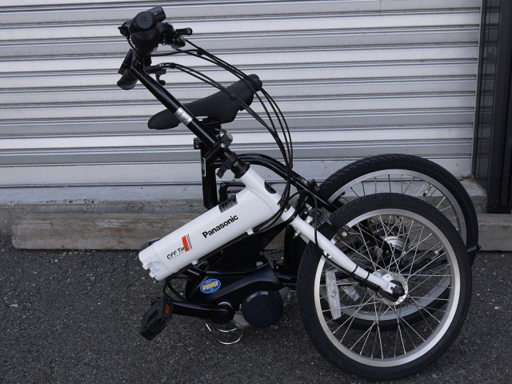 Panasonic 電動アシスト自転車 BE-ELW07 ホワイト 折り畳み 長野県松本市 スポーツ用品 写真5