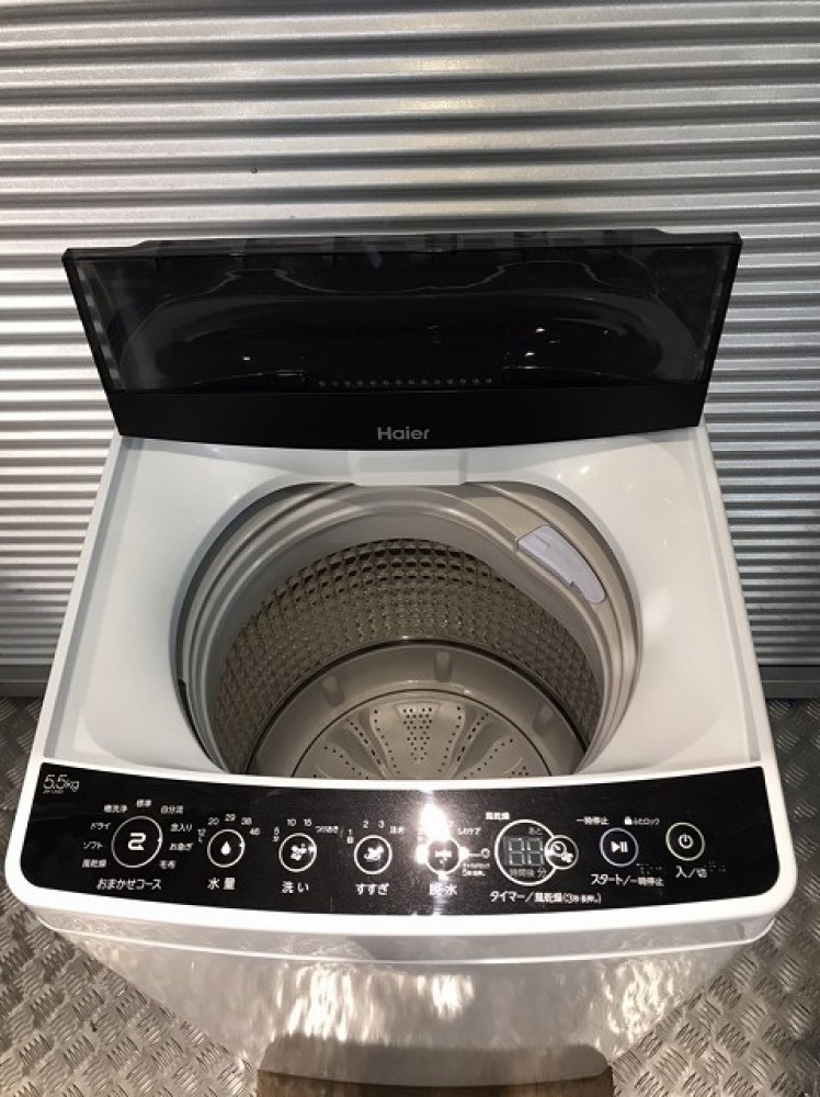 Haier全自動洗濯機 5.5kg JW-C55D ブラック
