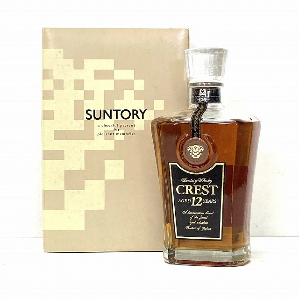安曇野市 お酒買取 | SUNTORY CREST 12年 写真1