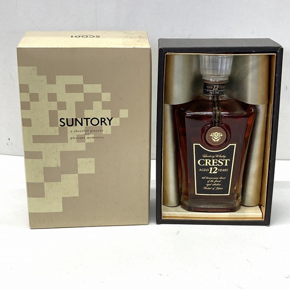 安曇野市 お酒買取 | SUNTORY CREST 12年 写真10