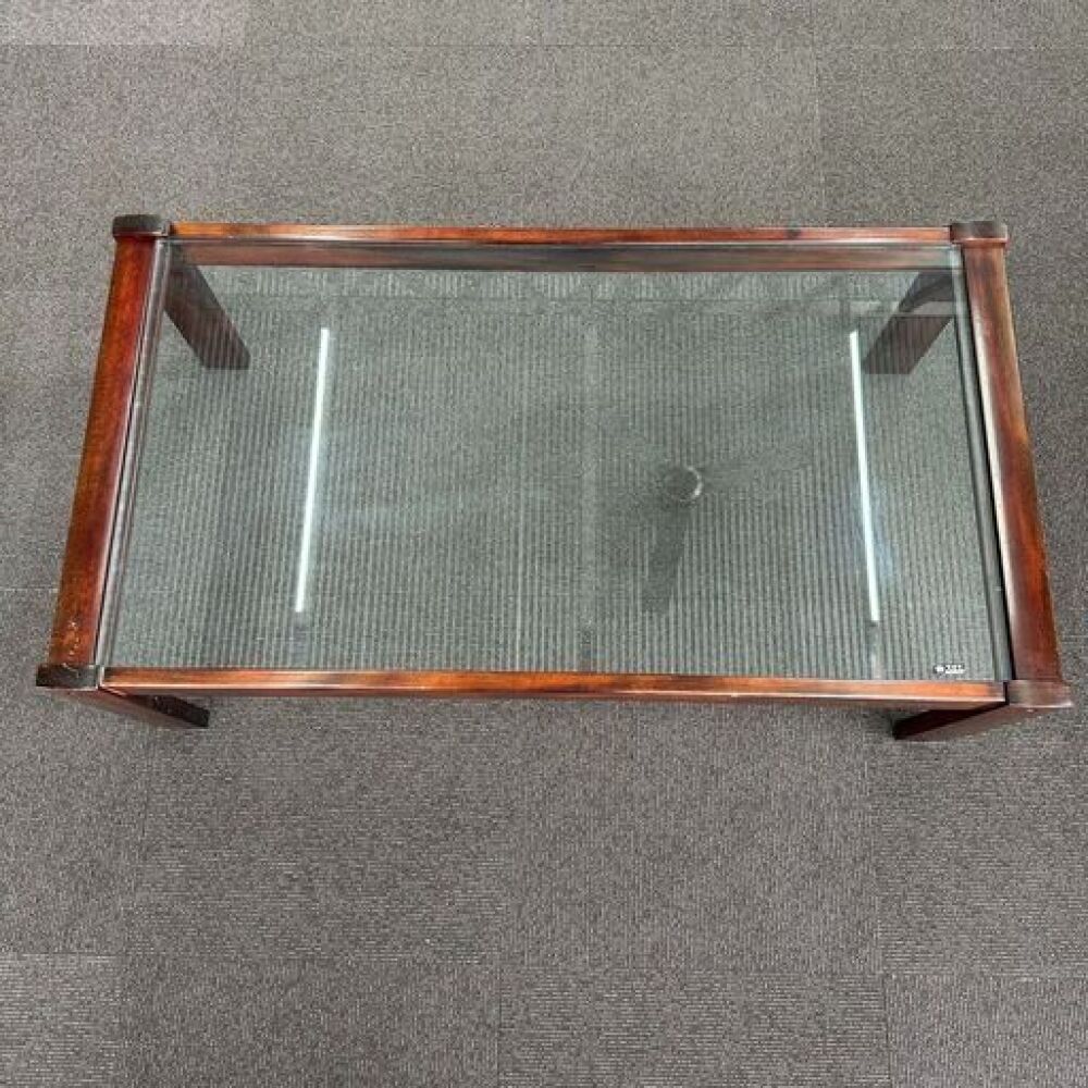 安曇野市 家具買取 | カリモク ガラステーブル 写真2