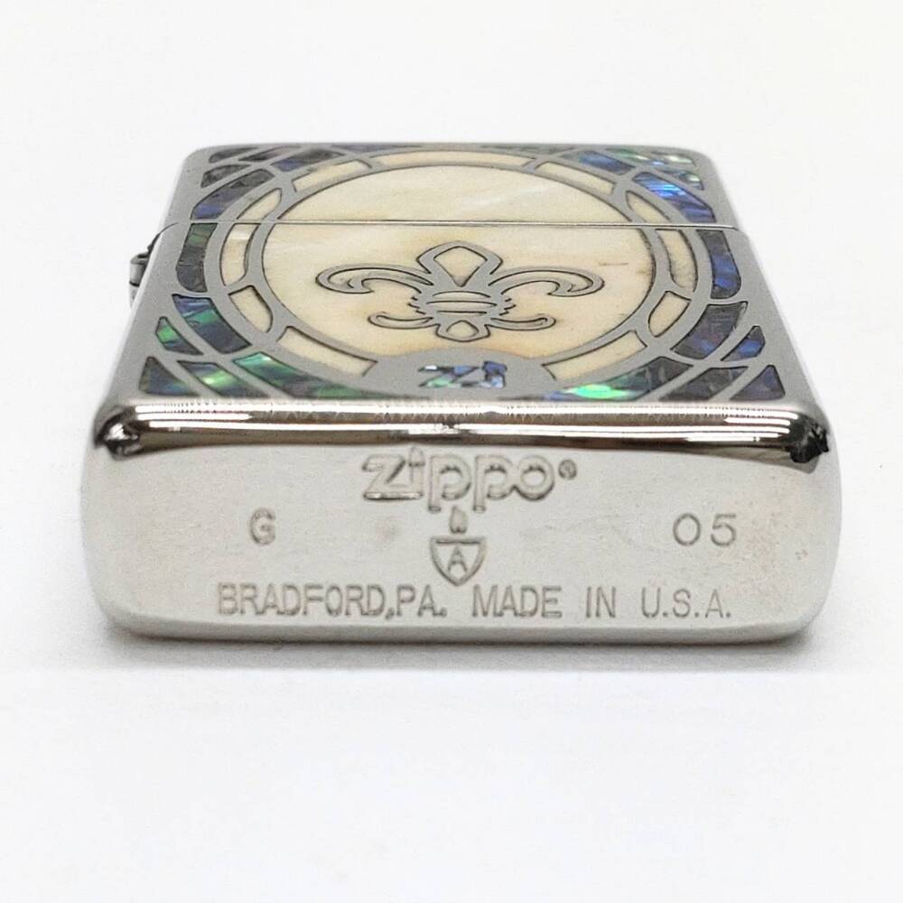 安曇野市 ZIPPO買取 | アーマーシェル インレイリリー 写真3