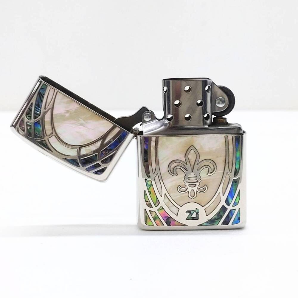 安曇野市 ZIPPO買取 | アーマーシェル インレイリリー 写真8