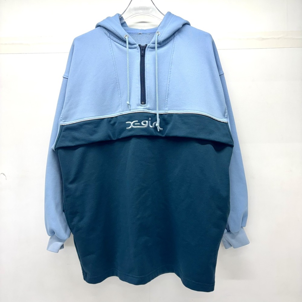 安曇野市 古着買取 | X-girl ハーフジップパーカー
