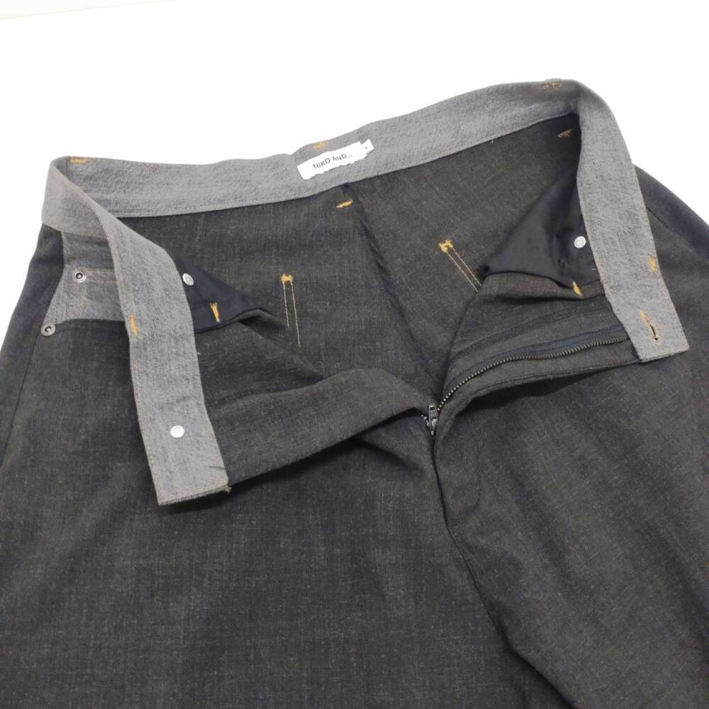 松本市 古着買取 | ニコアンド デニム切り替えスラックス 写真5