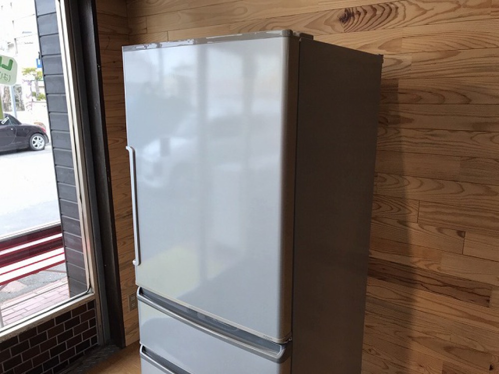 AQUR アクア 冷凍冷蔵庫 AQR-361E 355L 冷凍89L 冷蔵266L 2018年製 出張買取 ｜ 長野県安曇野市 写真4