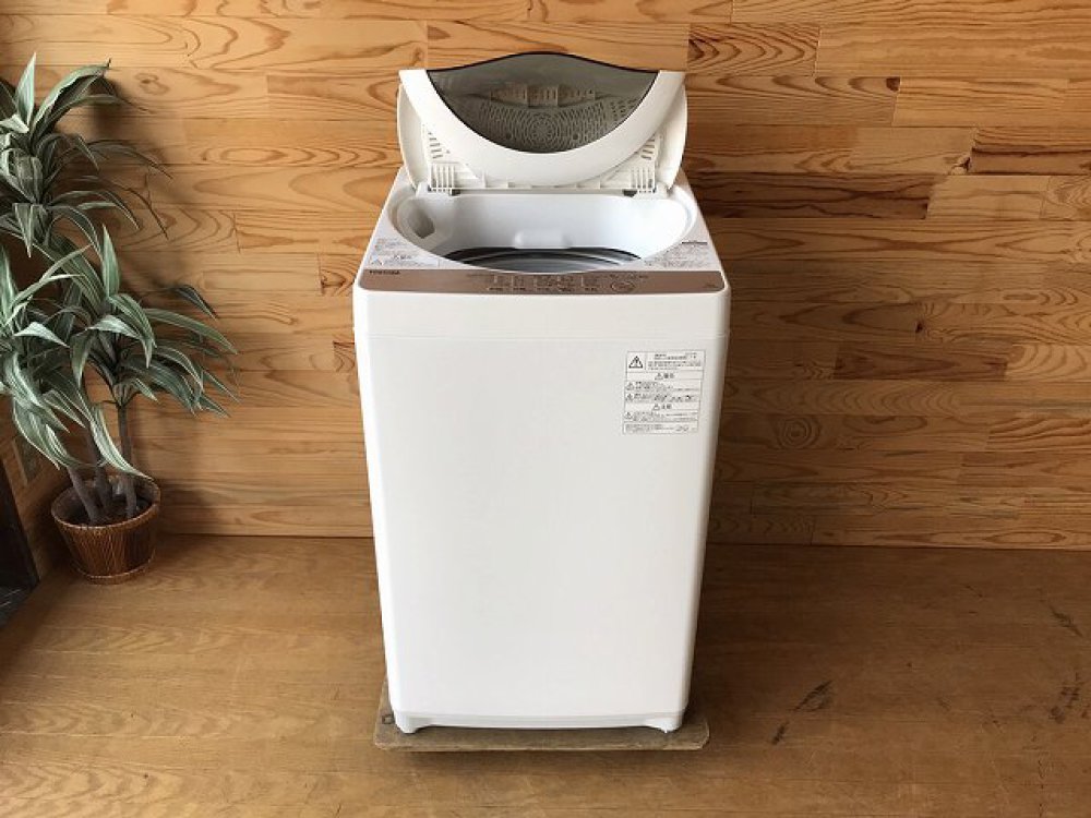 東芝 TOSHIBA 全自動洗濯機 AW-5G6 2019年製 5.0Kg 出張買取 ｜ 長野県諏訪市 写真1