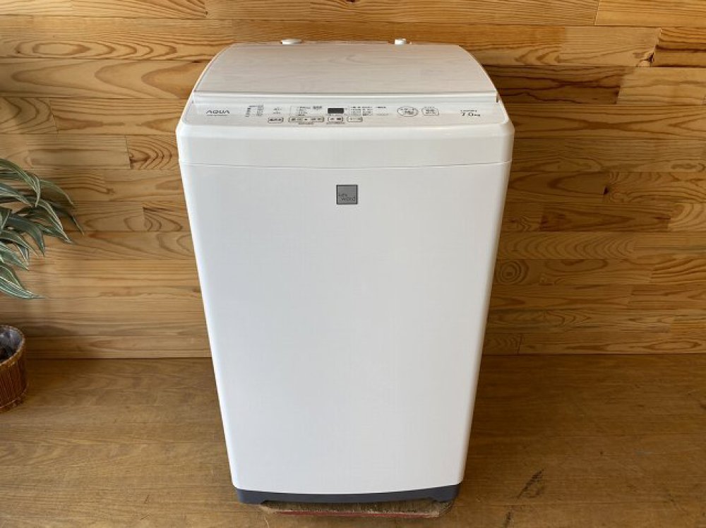 AQUA アクア 全自動洗濯機 AQW-GP7E6 7.0kg 2018年製 家電 出張買取 ｜ 長野県塩尻市 写真4