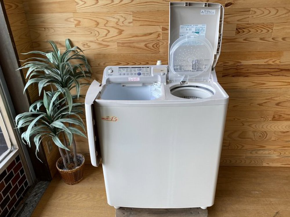 2月6日〆】日立 自動二層式洗濯機 PA-T45K5 4.5kg - 冷蔵庫