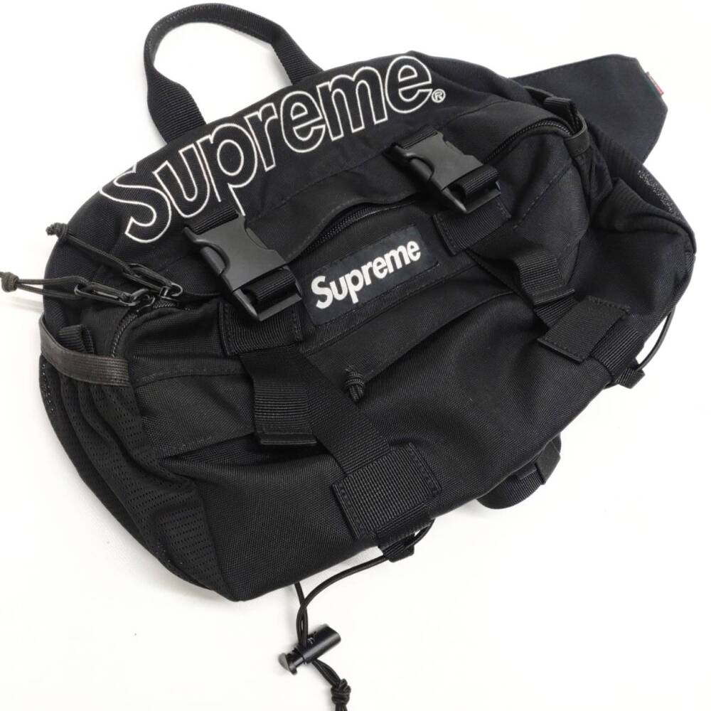 松本市 古着買取 | Supreme Waist Bag 2019 AW ブラック 写真8