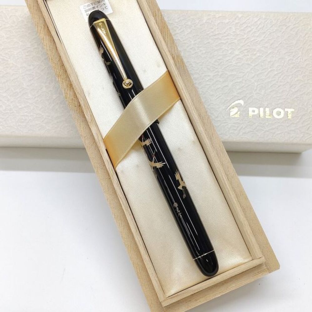 松本市 文房具買取 | パイロット 漆蒔絵 万年筆 14K
