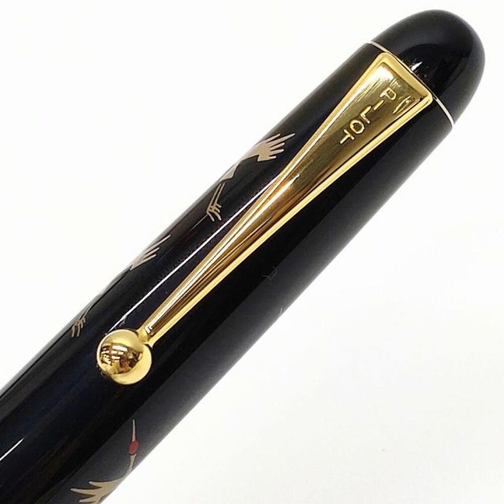 松本市 文房具買取 | パイロット 漆蒔絵 万年筆 14K 写真2
