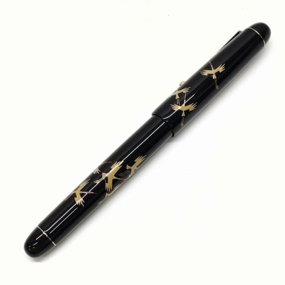 松本市 文房具買取 | パイロット 漆蒔絵 万年筆 14K 写真4
