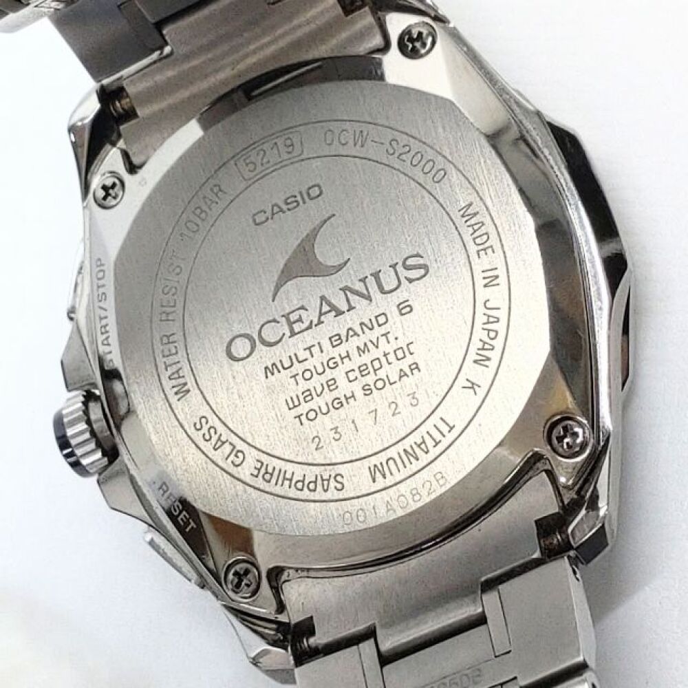 松本市 腕時計買取 | CASIO オシアナス マンタ 写真3