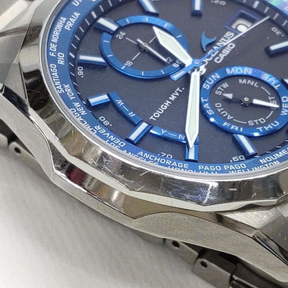 松本市 腕時計買取 | CASIO オシアナス マンタ 写真10