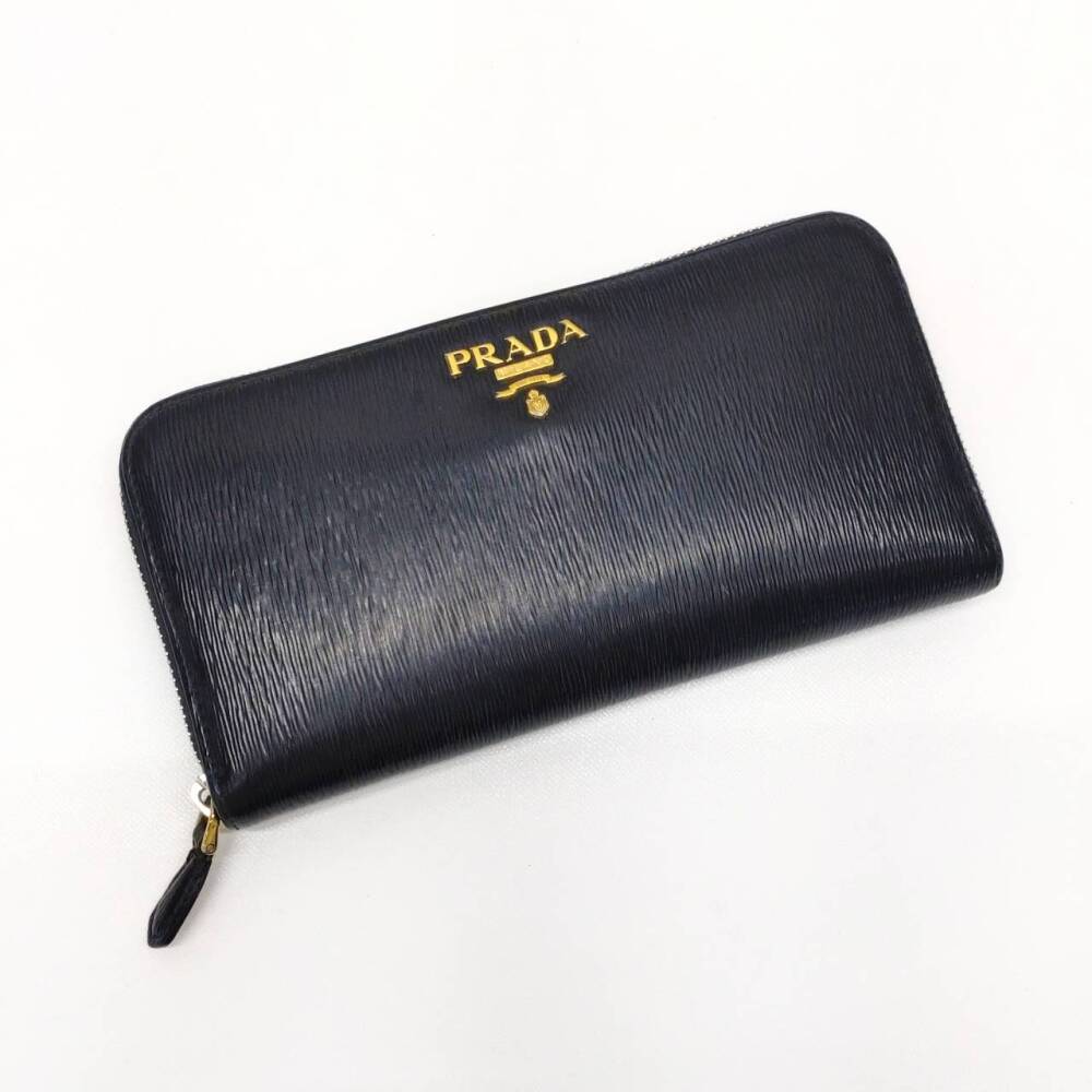 松本市 ブランド買取 | プラダ ラウンドファスナー 長財布 写真8