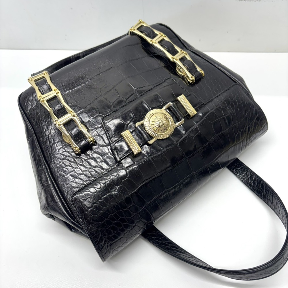 安曇野市 ブランド品買取 | GIANNI VERSACE ハンドバッグ 写真4