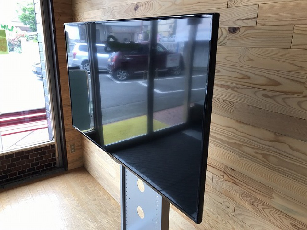 SHARP 液晶TV LC-55W30 専用スタンド付き 大型家電 長野県松本市出張買取 写真8