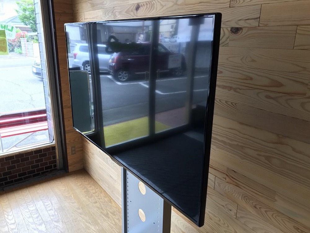 SHARP 液晶TV LC-55W30 専用スタンド付き 大型家電 長野県松本市出張買取 写真9